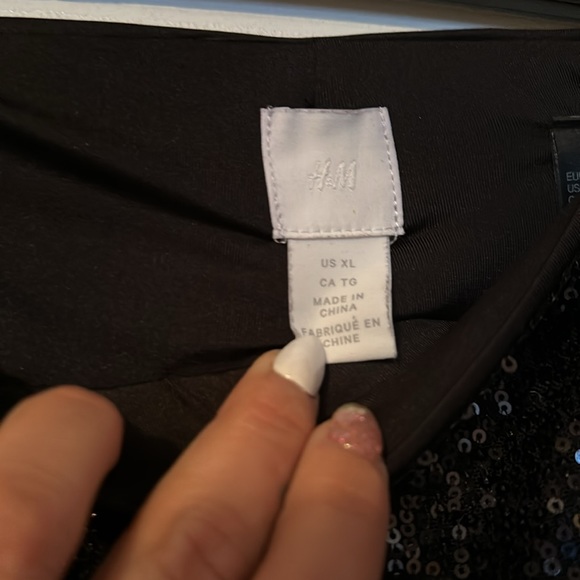 H&M sequin leggings XL - Picture 3 of 7